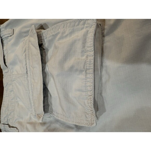 Polo Jeans Co Ralph Lauren Cargo Shorts Mens 36 Beige Ripstop Utility Pockets - Picture 7 of 10